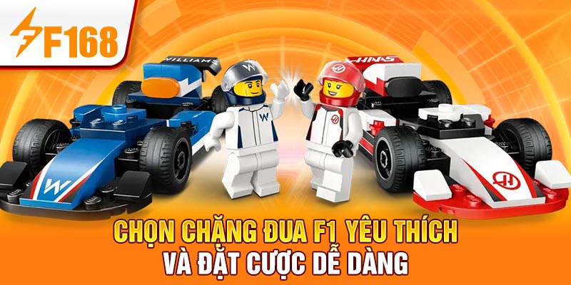 Cược Đua Xe F1 Online – Trò Chơi Tốc Độ Đỉnh Cao Tại F168 4 Chọn chặng đua F1 yêu thích và đặt cược dễ dàng